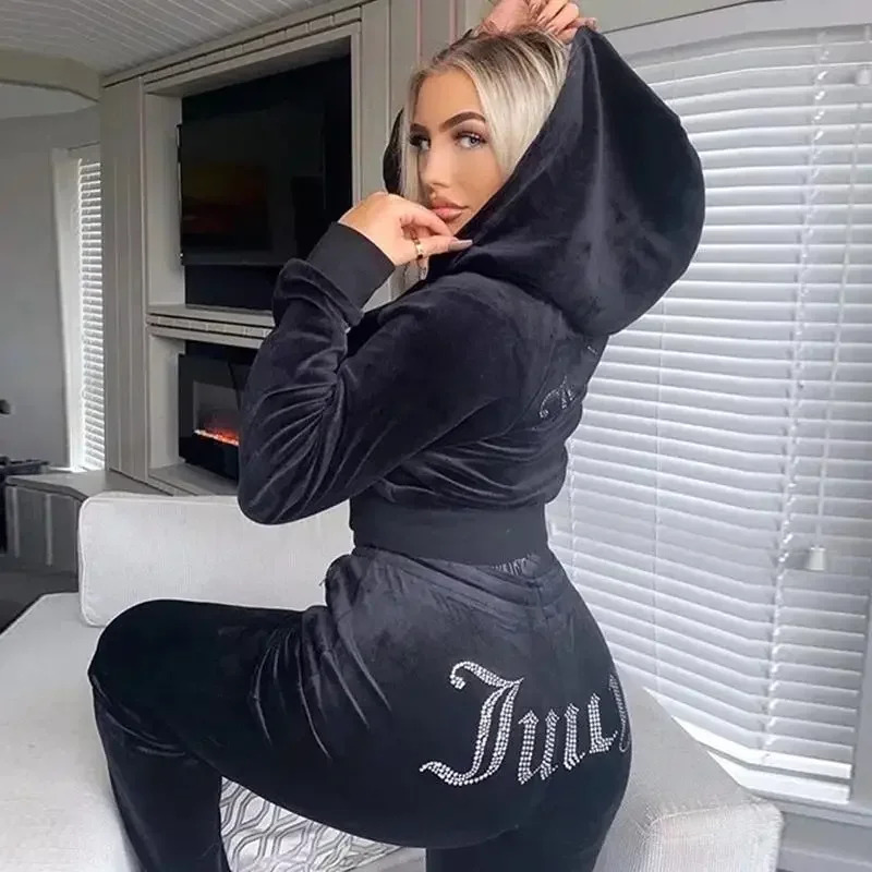 Winter Clothing Women'S - 2025 New Winter Juicy Coutoure Tracksuit