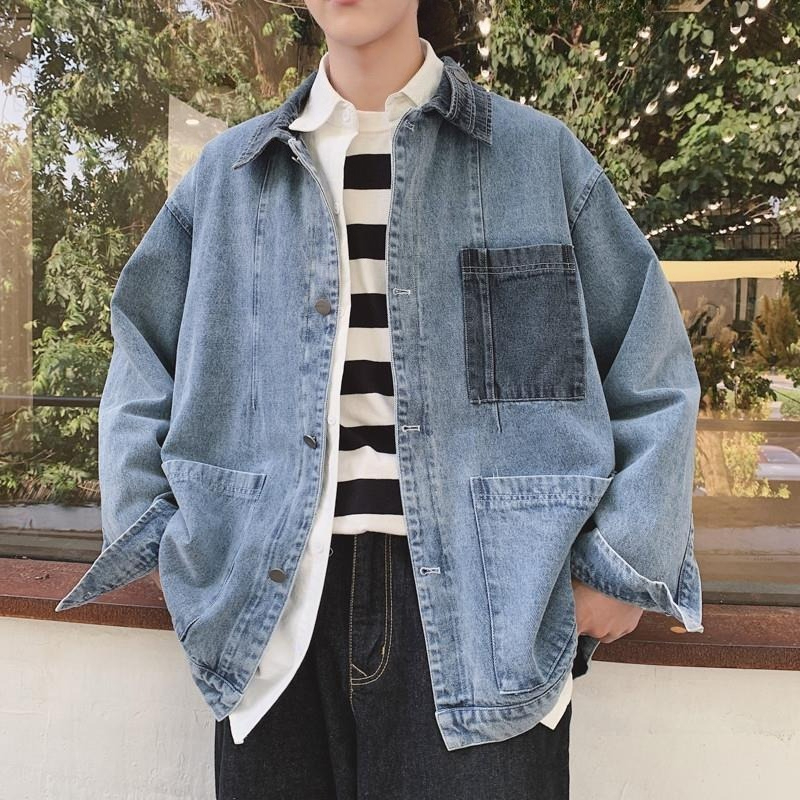 Winter Clothing Brands - Autumn Button Cowboy Coat for Men