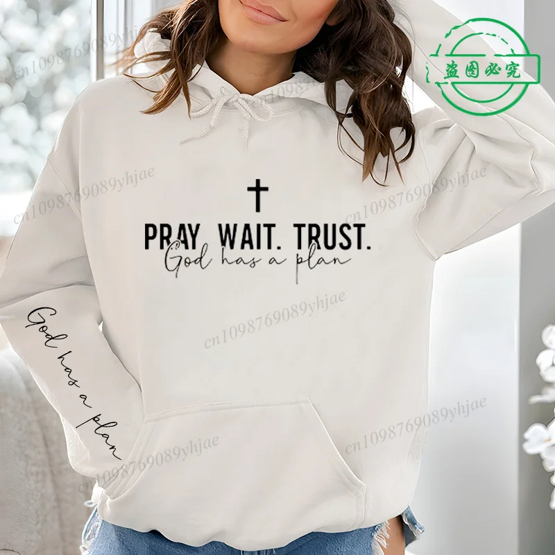 Winter Clothing Quotes - Trendy Christian Quote Print Sweatshirts Female