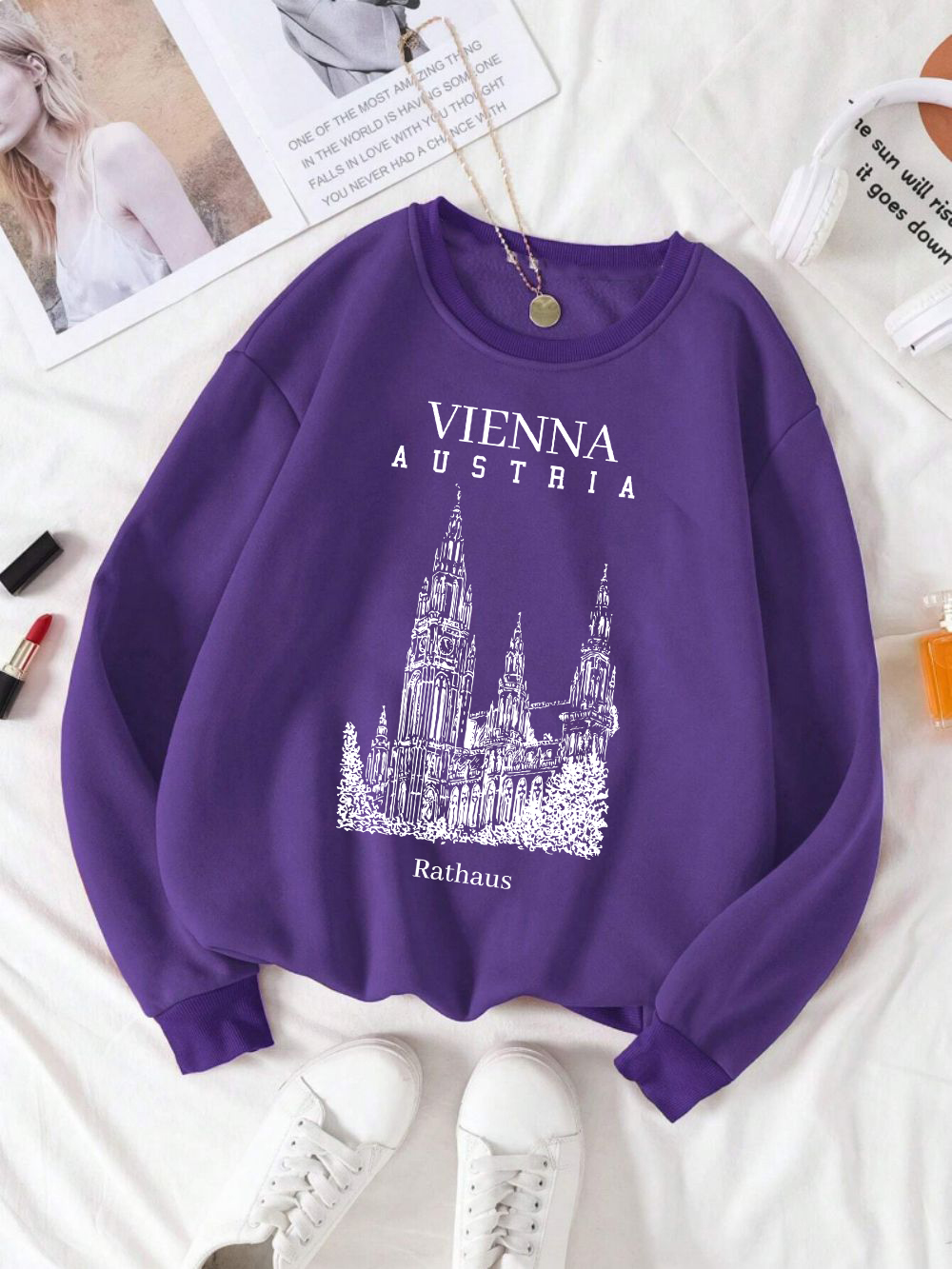 Vienna Austria Rathaus Print W - Winter Clothing Vienna recension och pris
