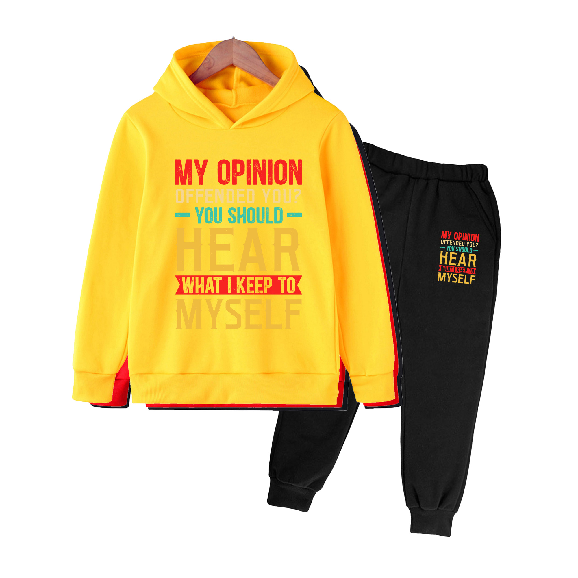 Kids Hoodie & Sweatpants Set,  - Winter Clothing Quotes recension och pris