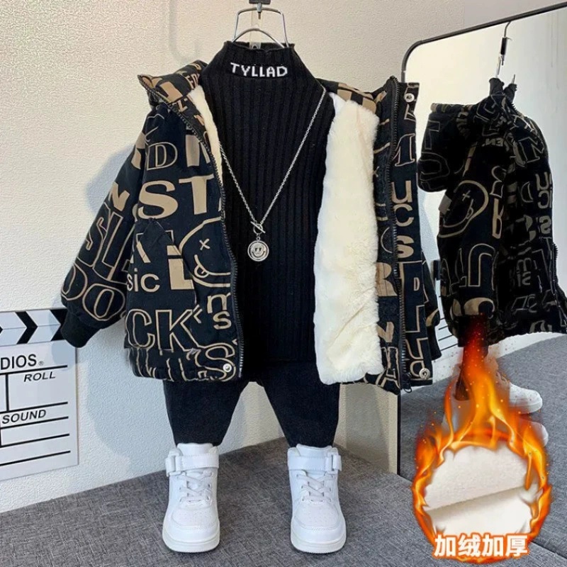Boys Coat Jacket Overcoat Cott - Winter Clothing Drawing For Kids recension och pris