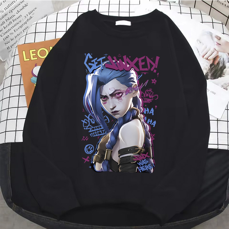 Jinx Arcane Hoodie Hot Anime W - Winter Under Clothing recension och pris