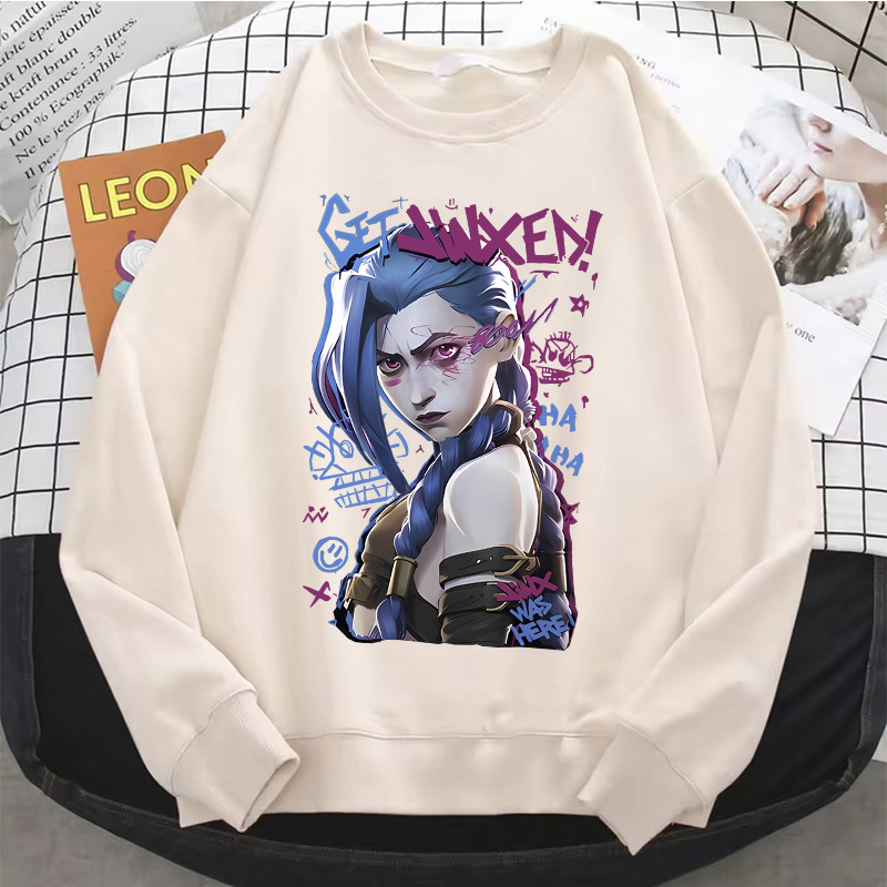 Jinx Arcane Hoodie Hot Anime W - Winter Under Clothing recension och pris