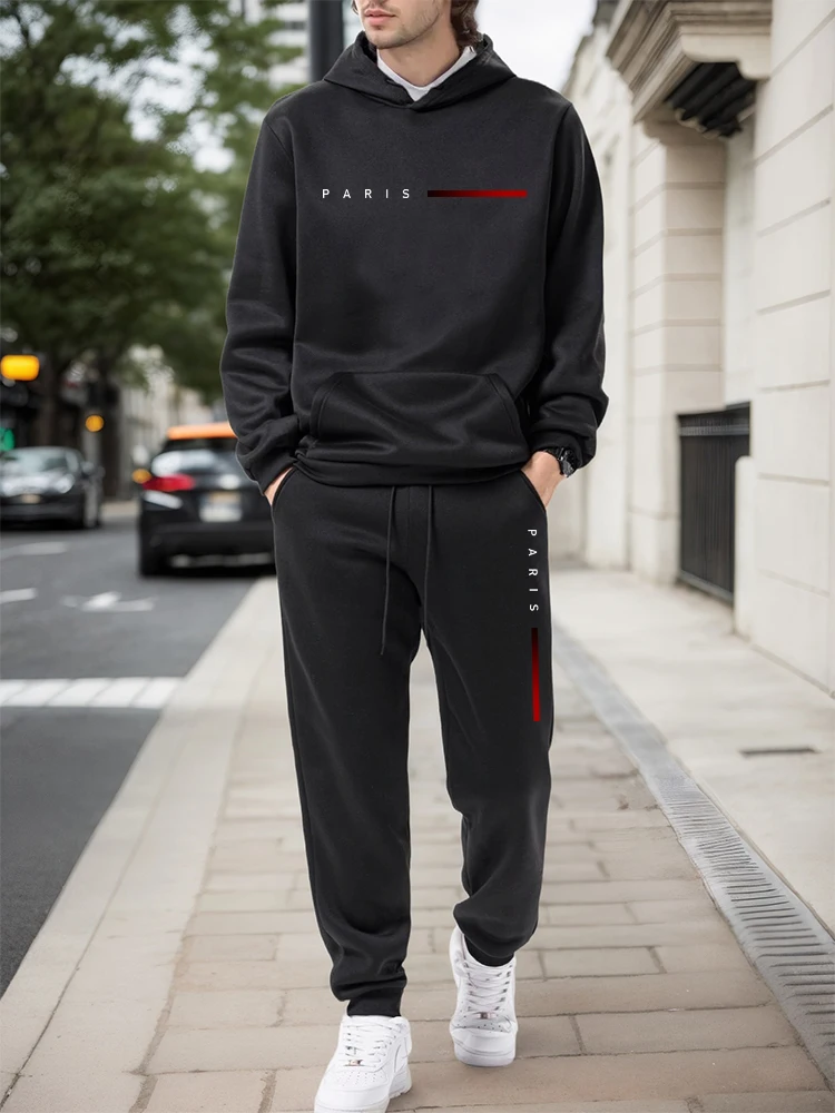 2026 New Men's Tracksuit Print - Winter Clothes recension och pris