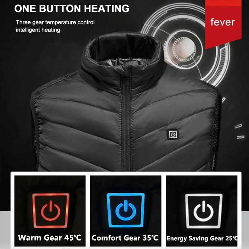 PHMAX Heated Vest Winter Warm  - Winter Under Clothing recension och pris