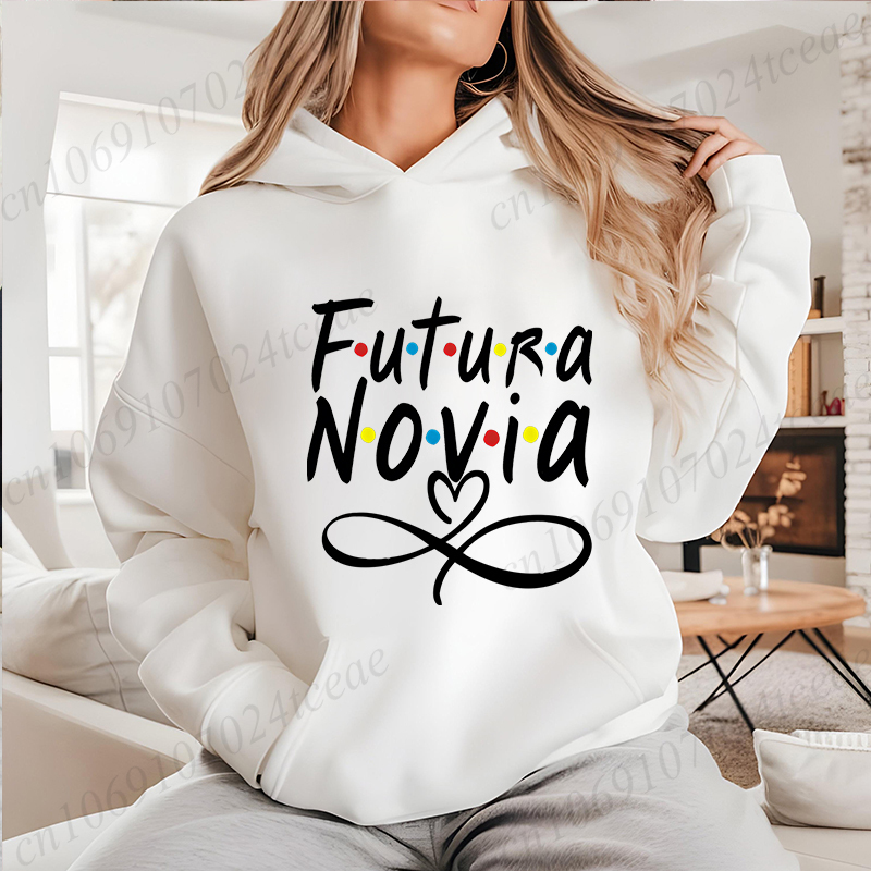 La Novia Graphic Hoodie for No - Winter Clothing In Spanish recension och pris